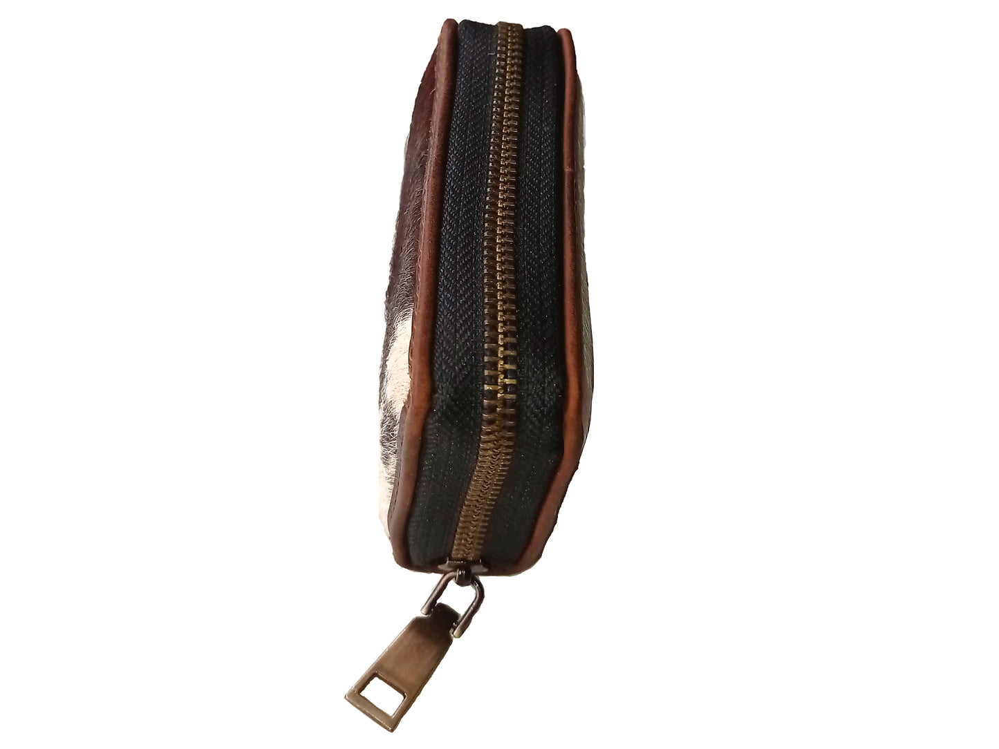 eSS Handmade Real Cowhide - RFID Leather Zip Around Accordion Credit Card Holder - Small Wallet for Women - Cute, Secure Card wallet with Cash, coin Slot -Change purse
